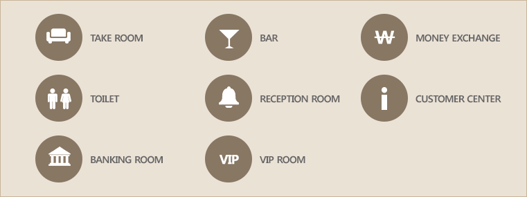 PARADISE CASINO JEJU LOTTE FLOOR MAP2