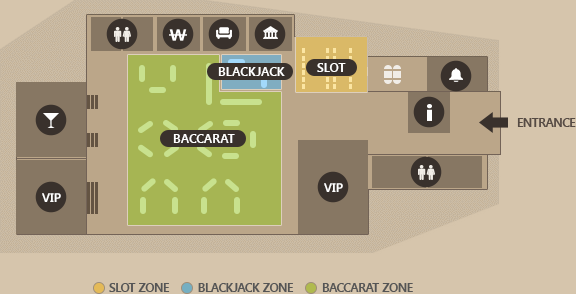 PARADISE CASINO JEJU LOTTE FLOOR MAP